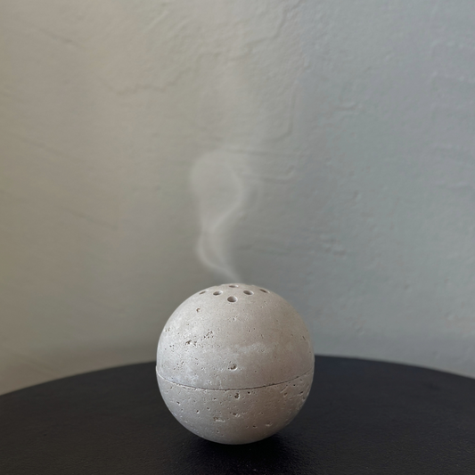 Incense Sphere - Travertine - Open Your Heart